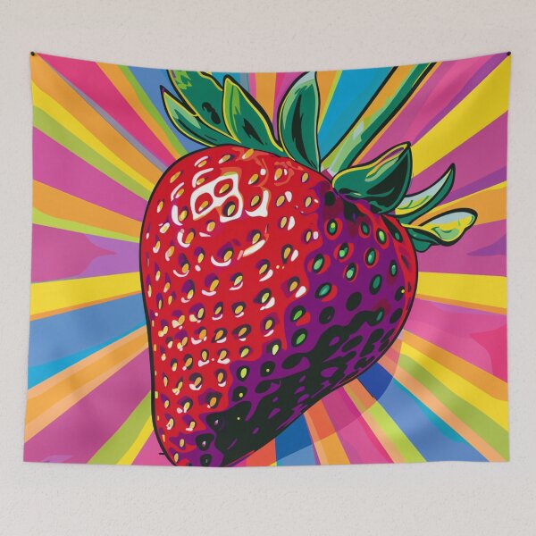 Item preview, Strawberry Pop Art 3 designed and sold by AstroRisq.