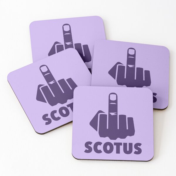 Item preview, FCK Scotus - censored with middle finger - eggplant designed and sold by Thelittlelord.
