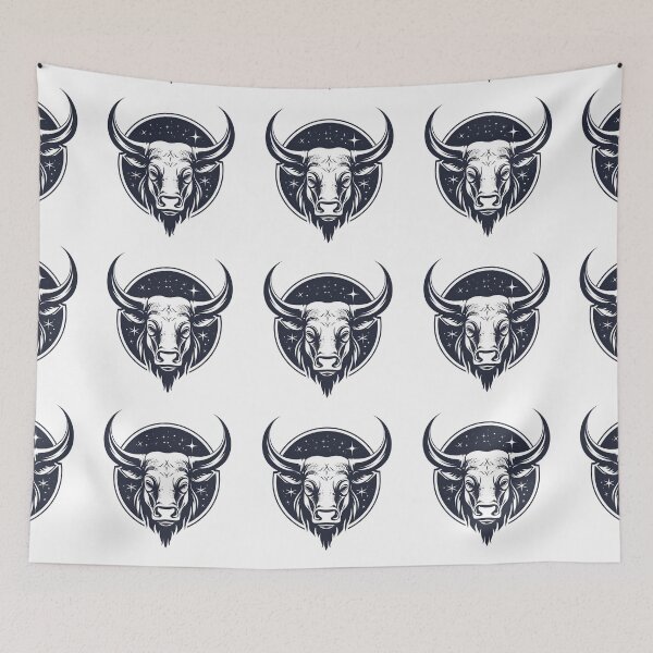 Item preview, Artistic Design Of Taurus Zodiac Sign Stickers, Logo, Illustration, Wall arts, Art Prints and More designed and sold by Kevin Lou.