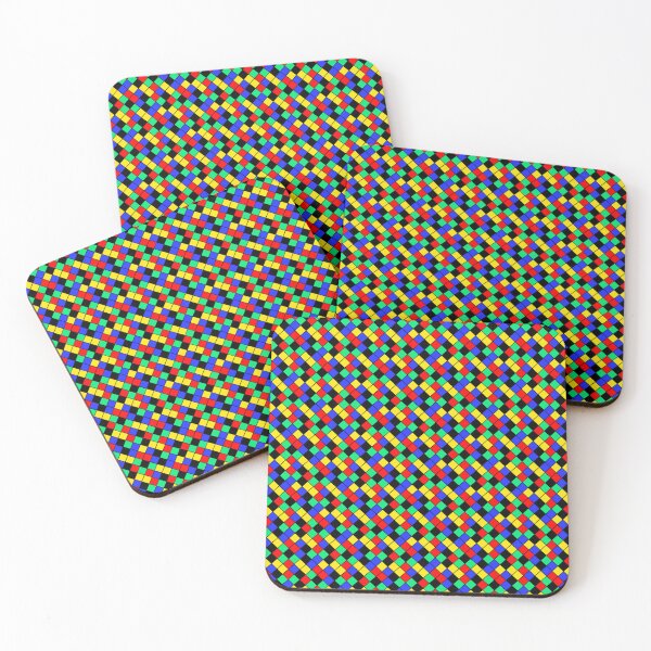 Item preview, Colorful Kids Blocks Fun Bright Kiddie Color Pattern designed and sold by EvergreenMotifs.