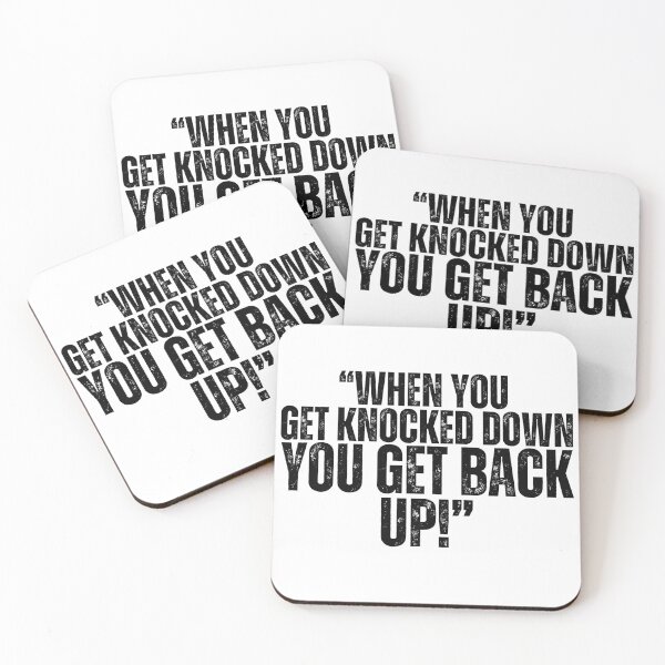 Item preview, When you get knocked down, you get back up! designed and sold by drumweaver.
