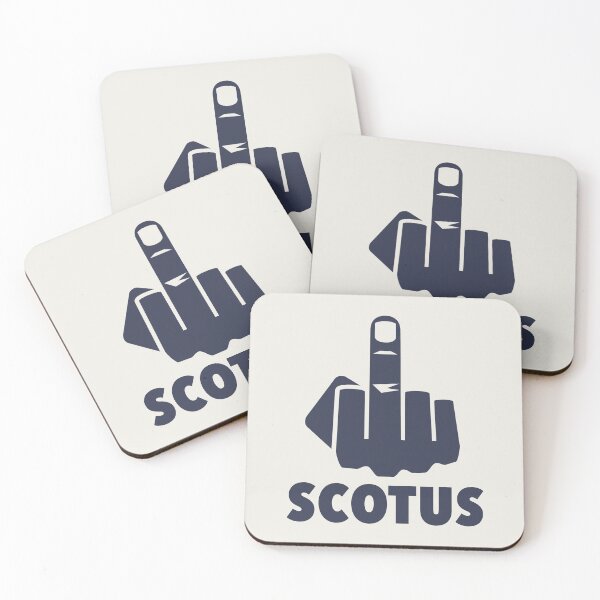 Item preview, FCK Scotus - censored with middle finger - navy blue designed and sold by Thelittlelord.