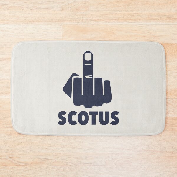 Item preview, FCK Scotus - censored with middle finger - navy blue designed and sold by Thelittlelord.