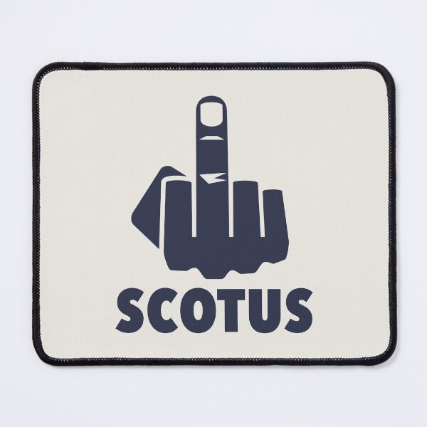 Item preview, FCK Scotus - censored with middle finger - navy blue designed and sold by Thelittlelord.