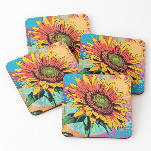 Item preview, Sunflower Pop Art 1 designed and sold by AstroRisq.