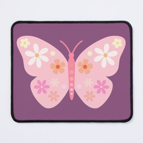 Item preview, Light Red Flower Butterfly designed and sold by Fadastic.