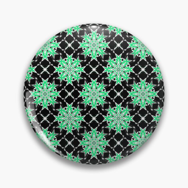 Item preview, Bizarre Geometric Seamless Pattern Green White Black designed and sold by taiche.