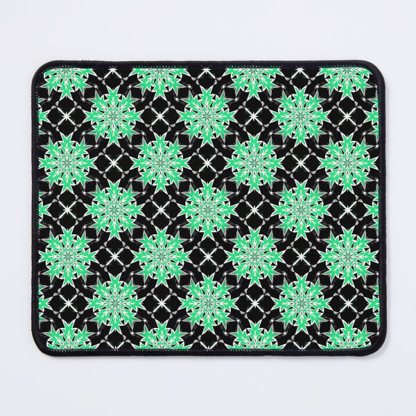 Item preview, Bizarre Geometric Seamless Pattern Green White Black designed and sold by taiche.