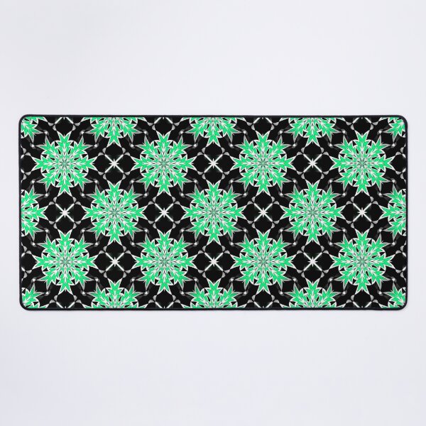 Item preview, Bizarre Geometric Seamless Pattern Green White Black designed and sold by taiche.