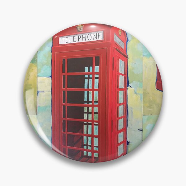 Item preview, Old Red Phone Booth  designed and sold by artthatrocks.