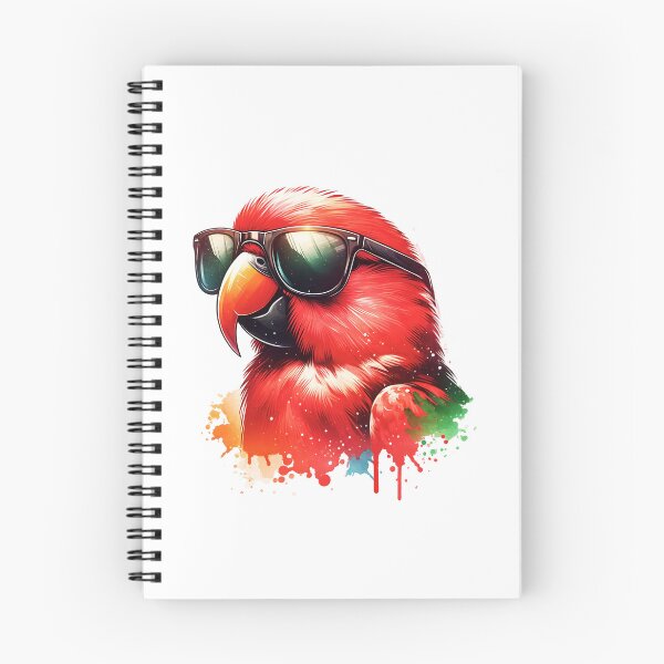 Item preview, Red Lory Wearing Sunglasses designed and sold by TheAnimalZ00.