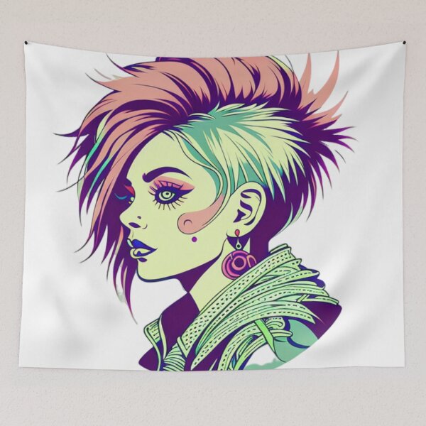 Item preview, punk girl-3 designed and sold by Algaefield.