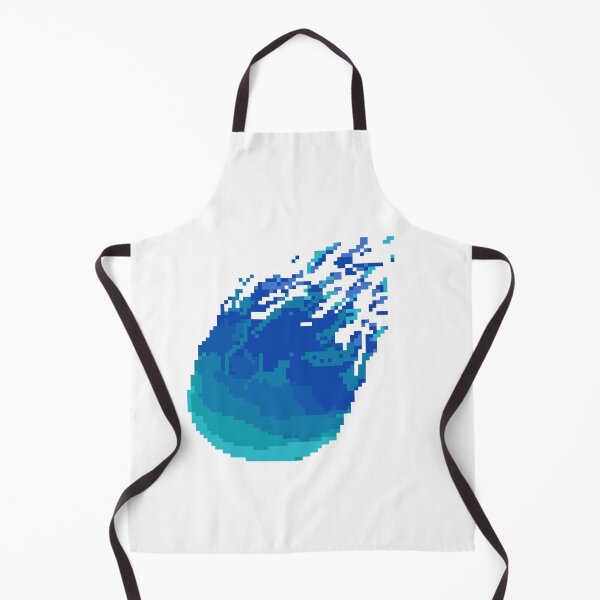 Item preview, blue flaming fire ball pixel art designed and sold by helixter.