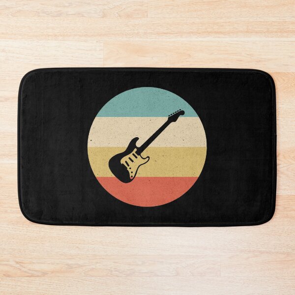 Item preview, Electric Guitar Strat Style Worn Retro Horizontal Design designed and sold by kakarikihill.