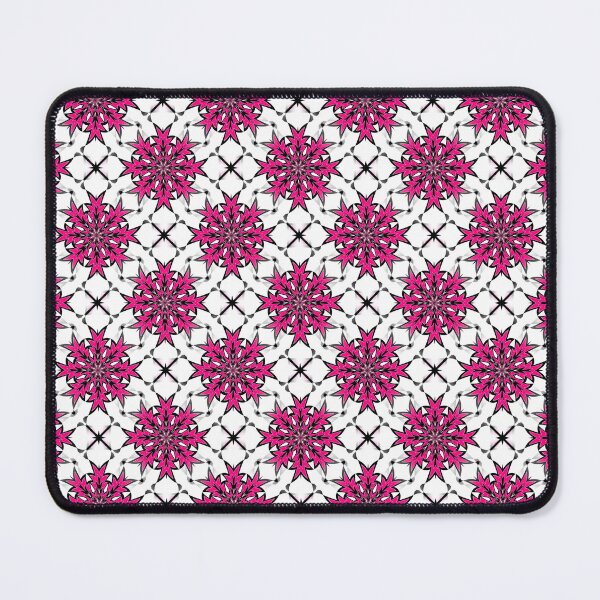 Item preview, Bizarre Geometric Seamless Pattern Magenta Pink Black White designed and sold by taiche.