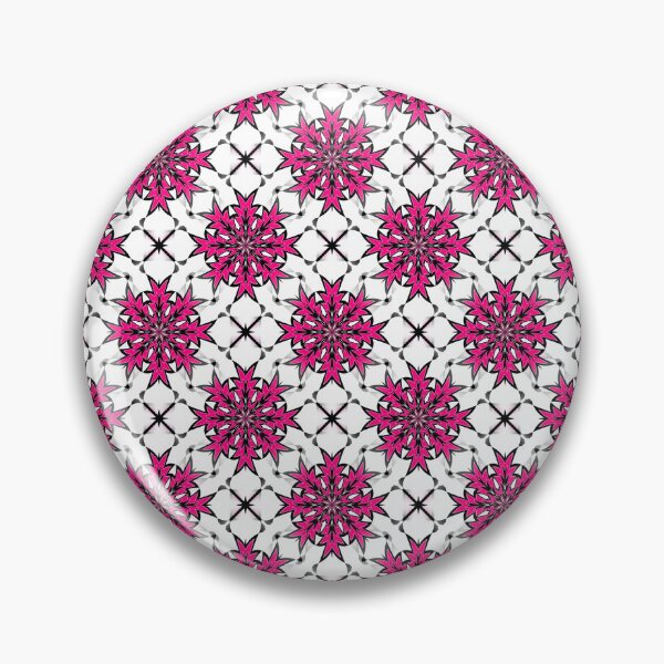 Item preview, Bizarre Geometric Seamless Pattern Magenta Pink Black White designed and sold by taiche.