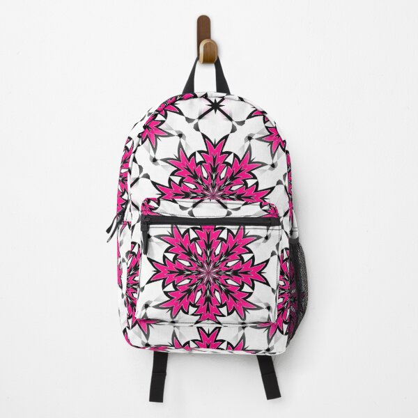Item preview, Bizarre Geometric Seamless Pattern Magenta Pink Black White designed and sold by taiche.
