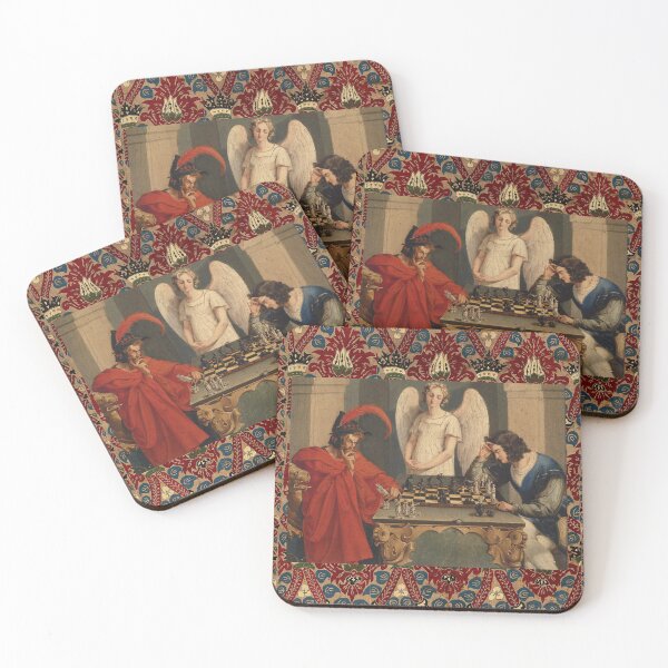 Item preview, Faust And Mephistopheles Chess Match designed and sold by jacqklin.