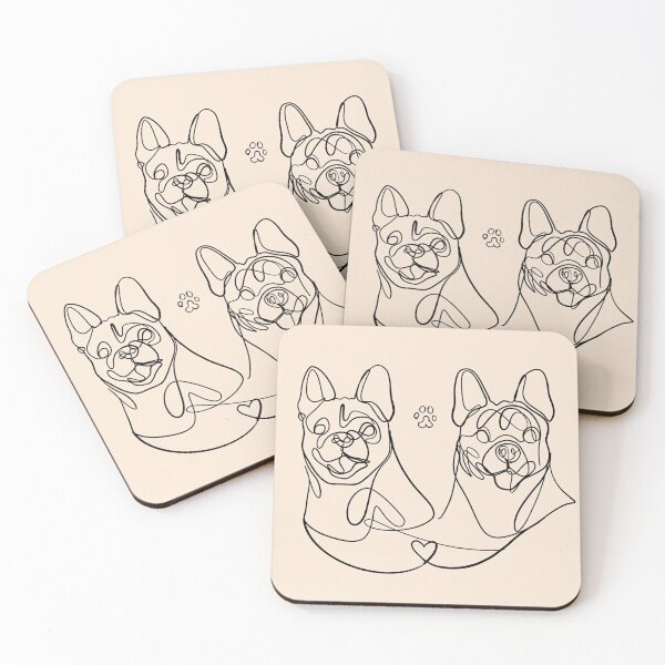 Item preview, French Bulldogs  designed and sold by CaninesAreGreat.