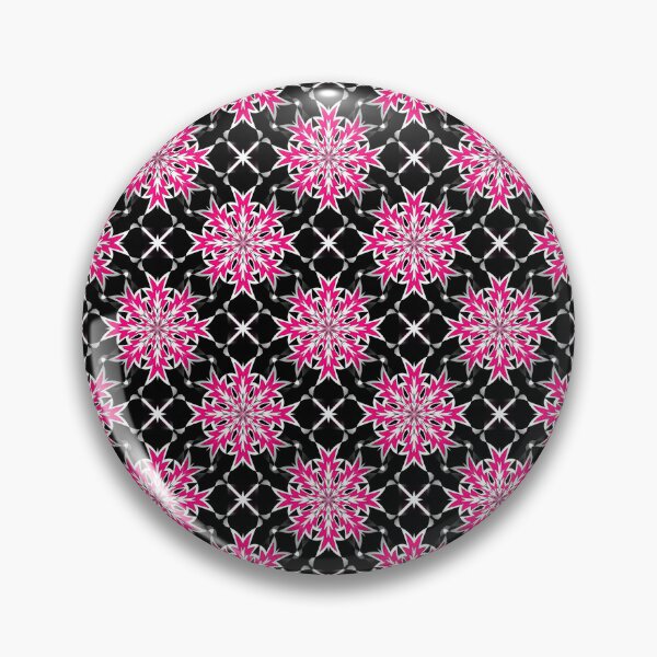 Item preview, Bizarre Geometric Seamless Pattern Magenta Pink White Black designed and sold by taiche.