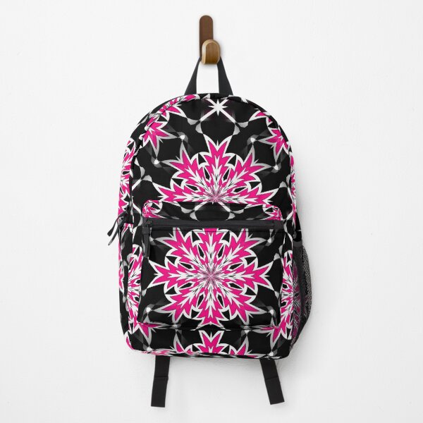 Item preview, Bizarre Geometric Seamless Pattern Magenta Pink White Black designed and sold by taiche.