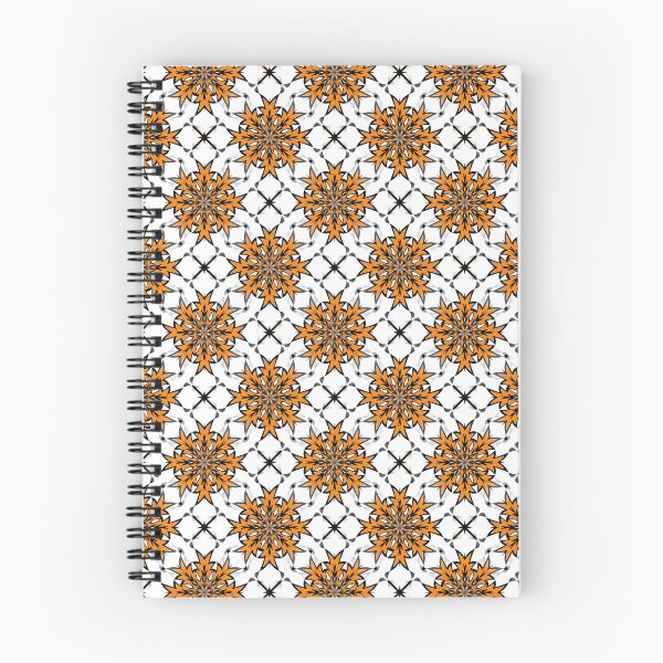 Item preview, Bizarre Geometric Seamless Pattern Orange Black White designed and sold by taiche.
