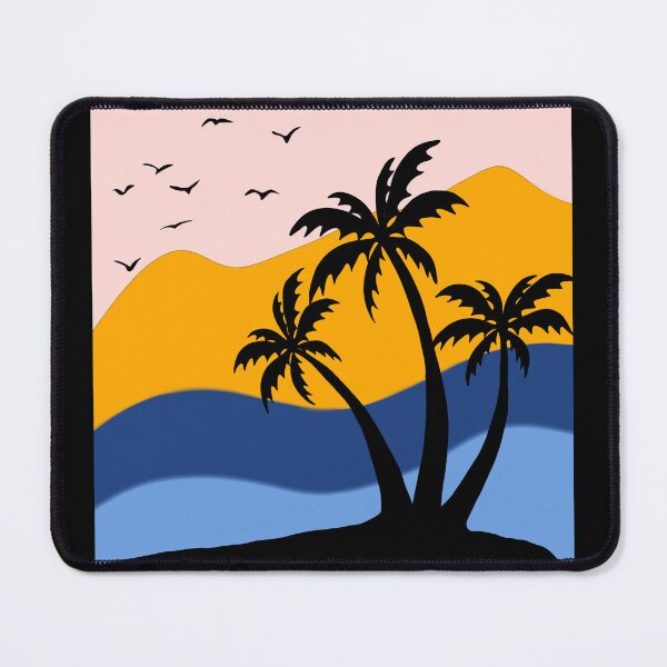Item preview, Color Block Beach Scene  designed and sold by funkyfunn.