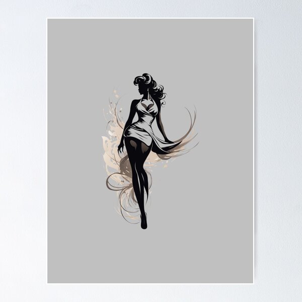 Item preview, Illustration of a Woman #16 designed and sold by DesignsbyDugar.