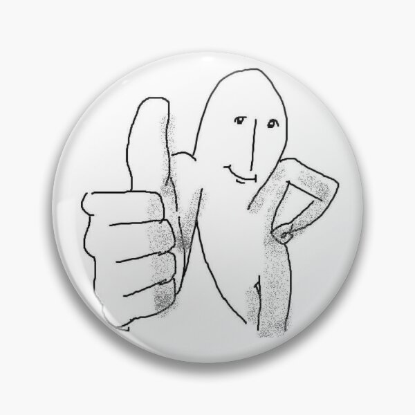 Item preview, Thumbs Up Reaction Meme designed and sold by the-hecate.