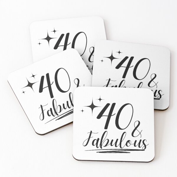 Item preview, 40 and Fabulous - Happy 40th Birthday Celebration designed and sold by highflycrafts.