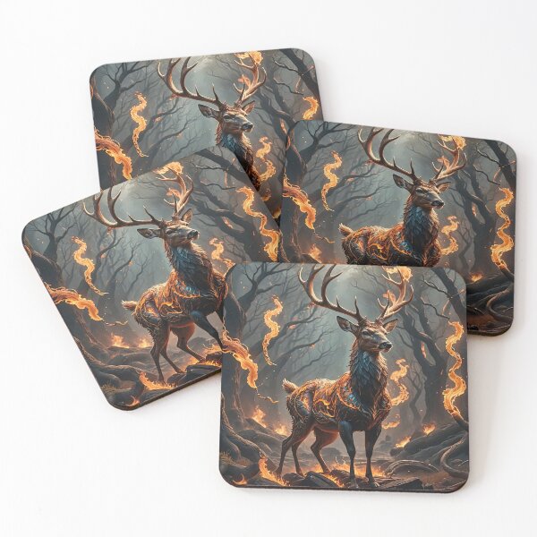 Item preview, Deer Fire designed and sold by MarinaChristian.