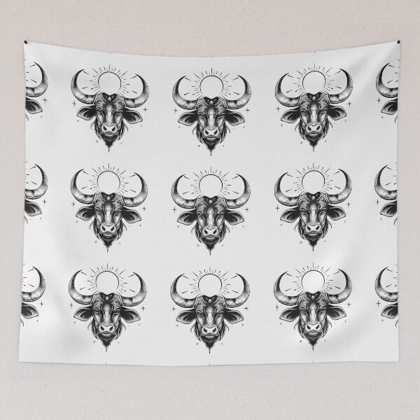 Item preview, Artistic Design Of Taurus Zodiac Sign Stickers, Logo, Illustration, Wall arts, Art Prints and More designed and sold by Kevin Lou.