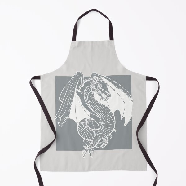 Item preview, Serpentes Wyvern White - Ink Square designed and sold by TeaAragonArt.