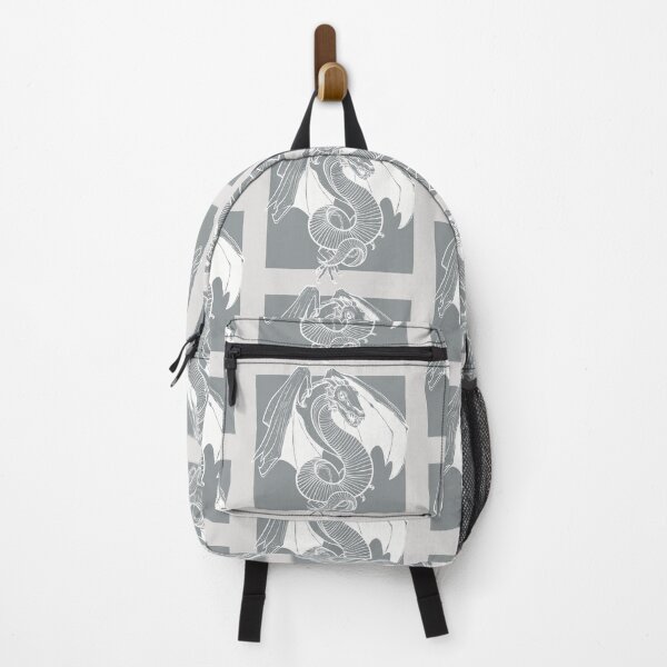 Item preview, Serpentes Wyvern White - Ink Square designed and sold by TeaAragonArt.