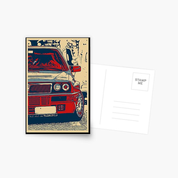 Item preview, Drawing | Lancia Delta Icon  designed and sold by TeeFuel.