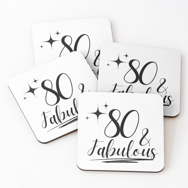 Item preview, 80 and Fabulous - Happy 80th Birthday Celebration designed and sold by highflycrafts.