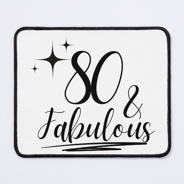 Item preview, 80 and Fabulous - Happy 80th Birthday Celebration designed and sold by highflycrafts.