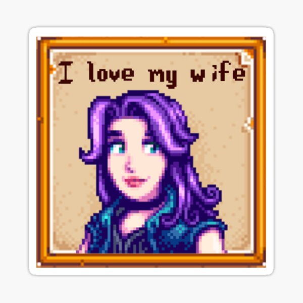 Item preview, I love my wife - Abigail designed and sold by gracie-the-grim.