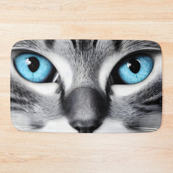 Item preview, Black and white cat - Modern digital art designed and sold by Ai-michiart.