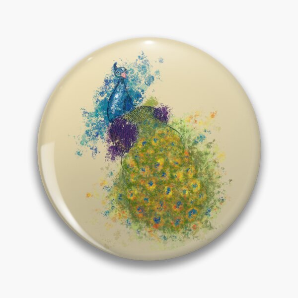 Item preview, Splattered Peacock designed and sold by ArtofKathleen21.