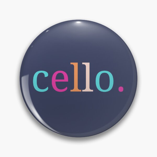 Item preview, Cello blue pink single word designed and sold by artdesignbysam.
