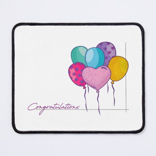 Item preview, Balloons • Congratulations Card designed and sold by MKE Rhine Maiden  •  Grumble Services, LLC..