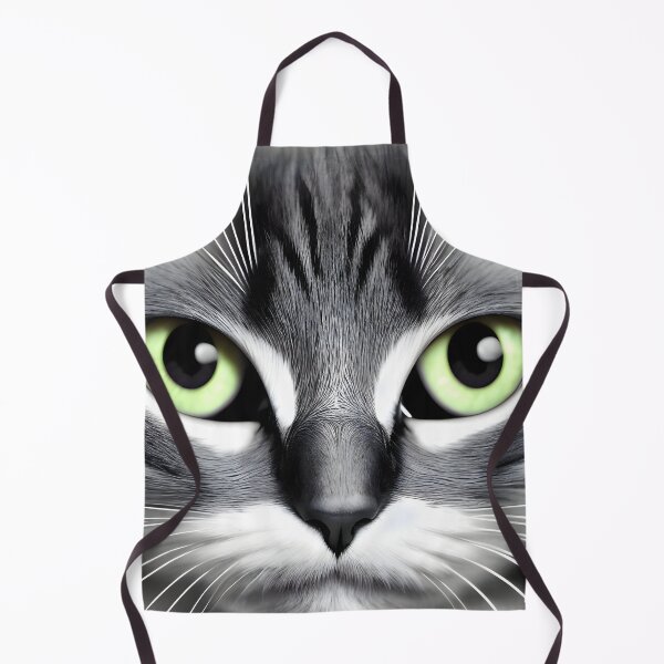 Item preview, Black and white cat - Modern digital art designed and sold by Ai-michiart.