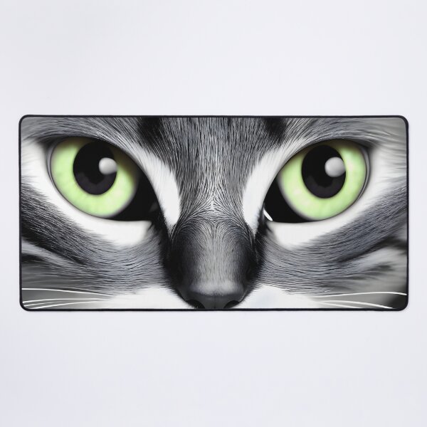 Item preview, Black and white cat - Modern digital art designed and sold by Ai-michiart.