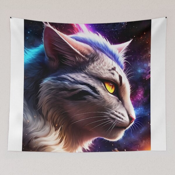 Item preview, Space Cat Silver Side designed and sold by KnuNetzer.