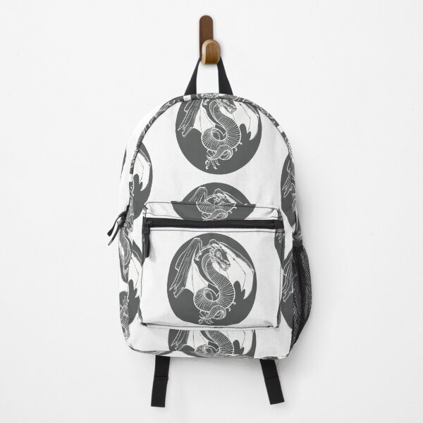 Item preview, Serpentes Wyvern White - Ink Oval designed and sold by TeaAragonArt.