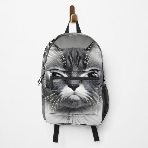 Item preview, Black and white cat - Modern digital art designed and sold by Ai-michiart.