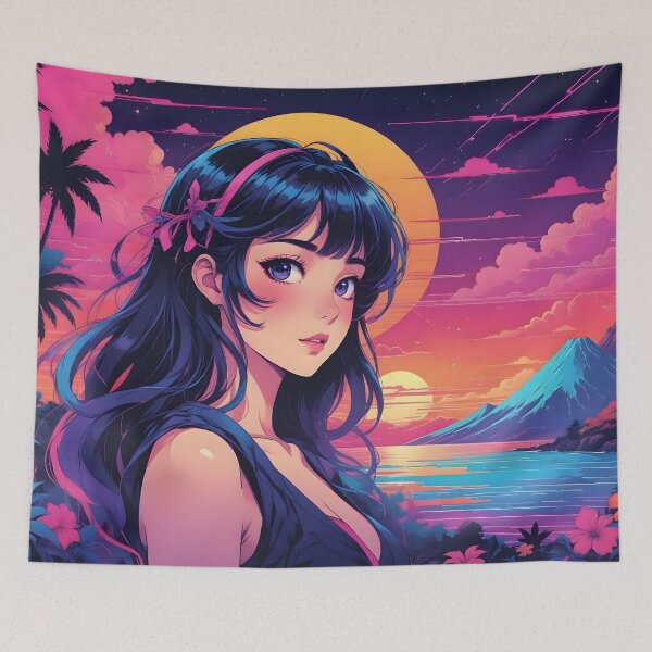Item preview, Retro Synthwave Summer Aesthetic Design designed and sold by papi1998.