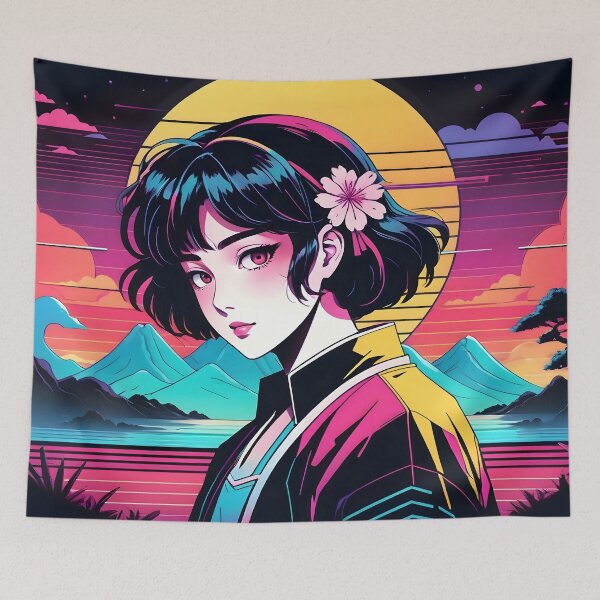 Item preview, Retro Synthwave Summer Aesthetic Design designed and sold by papi1998.