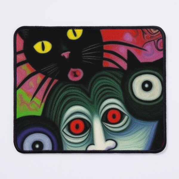Item preview, Abstract Cat Art designed and sold by TheDarkWardrobe.